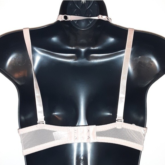 Youmita 40C Tuscany Metallic Lace Strappy Bra NWT - Picture 3 of 9